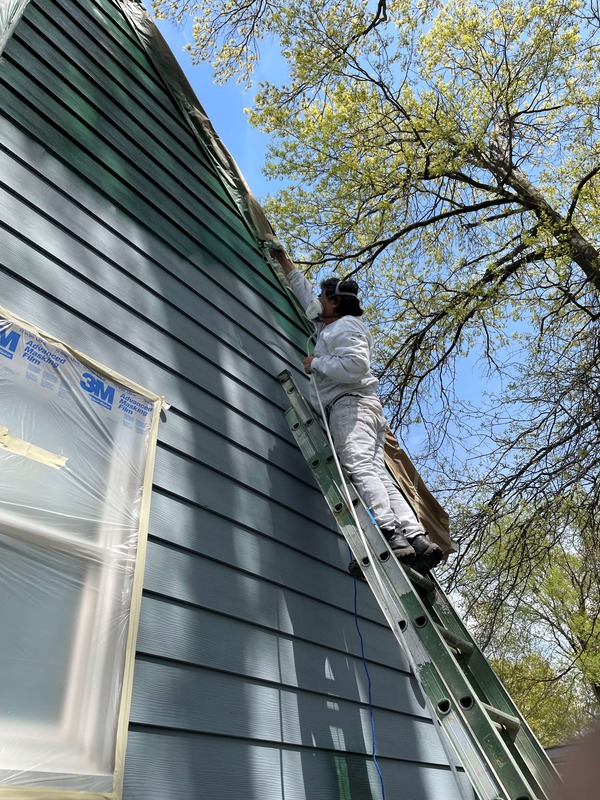 exterior siding painting