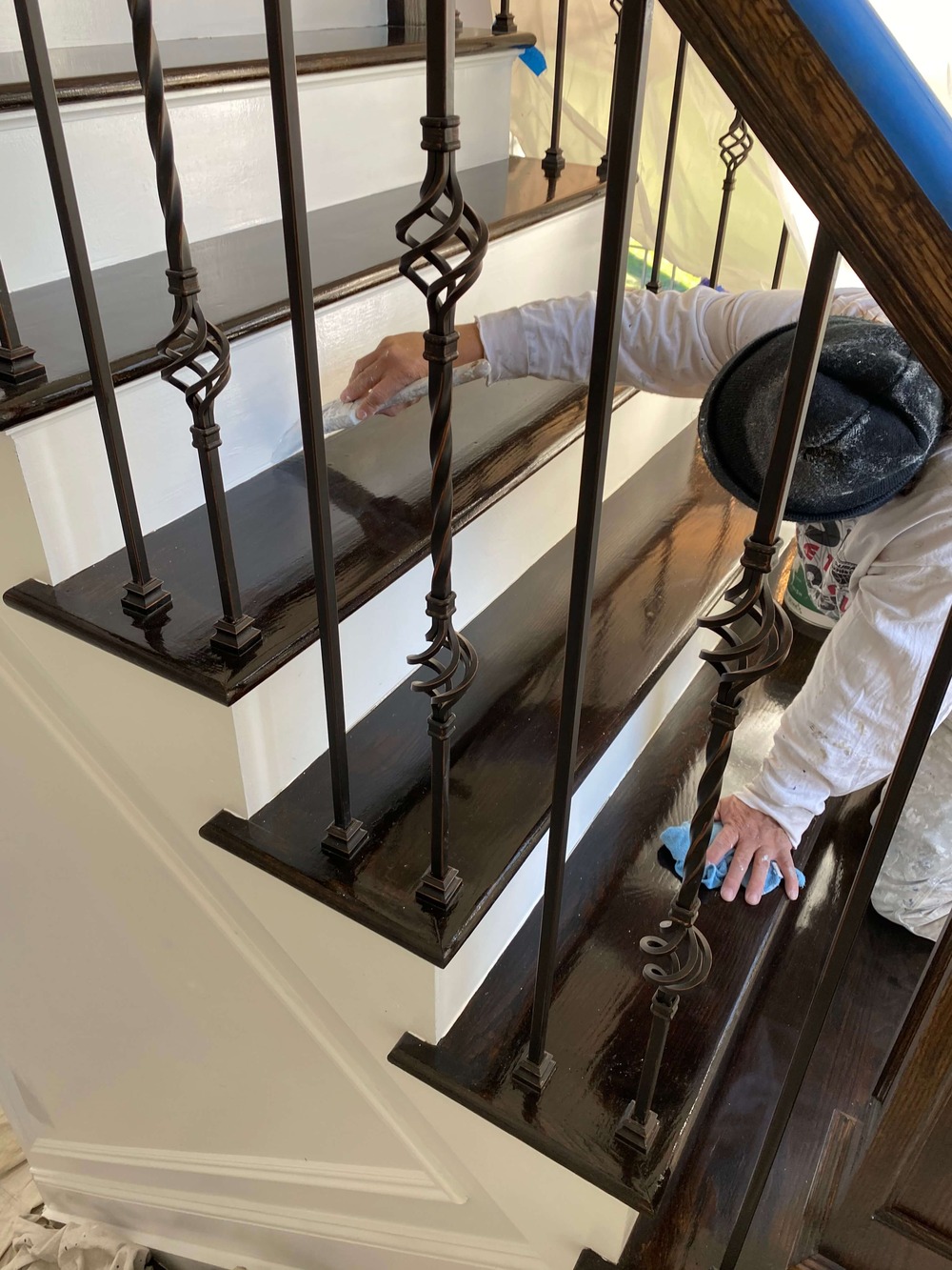 stairs painting