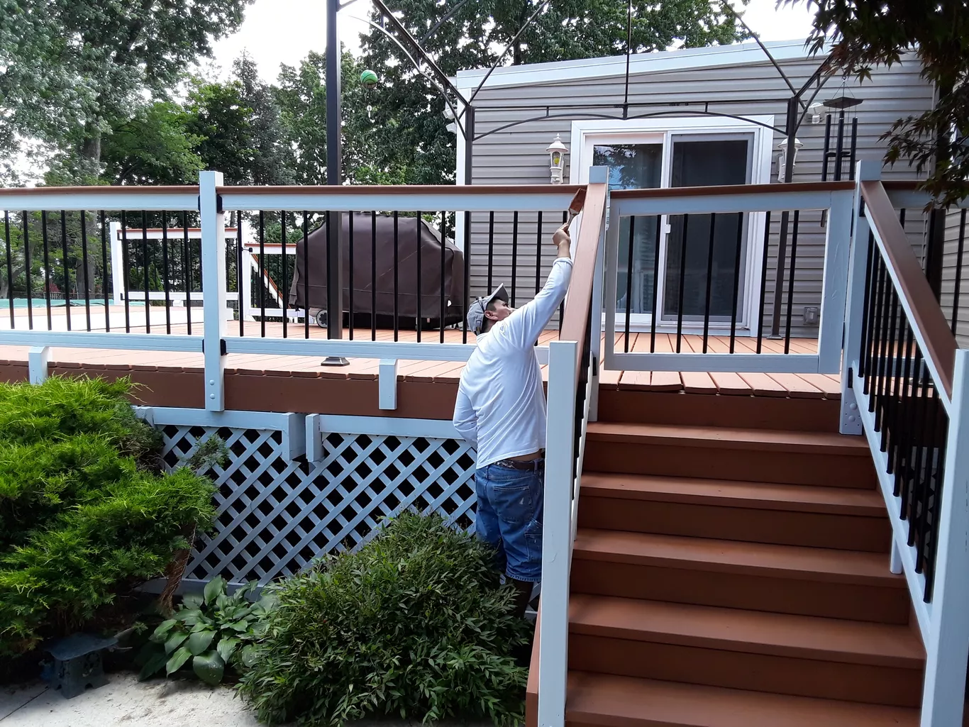 painting a deck